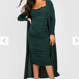 Maternity green dress